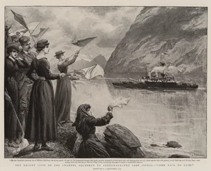 Der kürzliche Besuch des Kanalgeschwaders in Connemara, das letzte Signal, Komm zurück nach Erin!